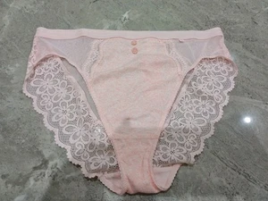 M&S B by Boutique Lotta Ribbed High Waisted High Leg Knickers Size 18 - Picture 1 of 7