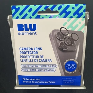 Blu Element Tempered Glass Camera Lens Protector for iPhone 16 Pro Max - Picture 1 of 1