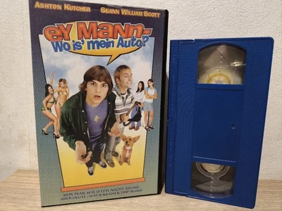 [VHS] EY MANN - Wo is' mein Auto? (2000) Ashton Kutscher | GROSSBOX - Bild 1 von 4