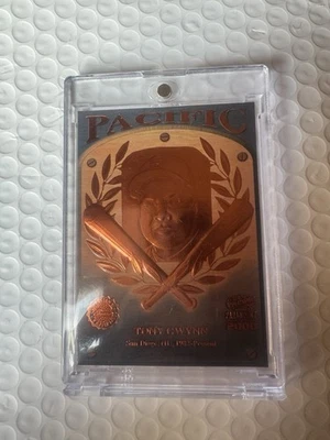 Tony Gwynn Pacific Paramount 2000 Cooperstown Bound-8 - Image 1 of 2