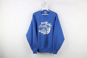 Vintage 90er Streetwear Damen Large Distressed Free Willy Orca Wale Sweatshirt USA - Bild 1 von 17