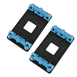 AM2 AM2 + AM3 AM3 + FM1 Prise Support ventilateur CPU plastique bleu base 2pcs - Photo 1/3