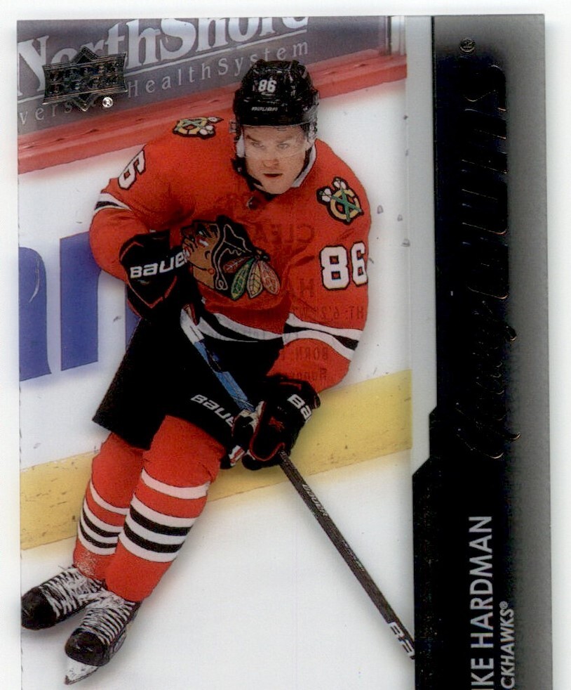 Mike Hardman 2021-22 Upper Deck Young Guns Clear Cut (JGA) #208 Chicago