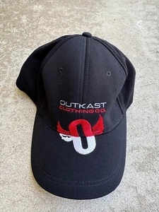 Vintage OutKast Clothing Company Hat Cap Flexfit Adult One Size Black - Picture 1 of 5