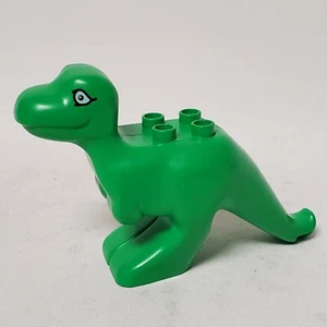 Lego Duplo T Rex Dinosaur Animals Bright Green Prehistoric 3615 - Picture 1 of 6