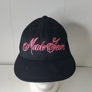 Mad Gear Hot Rod Apparel Embroidered Hat Womens Baseball Cap Skull Bow Logo Pink - Picture 1 of 9