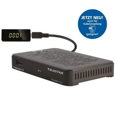 TELESTAR TELEMINI T2 IR DVB-T2/DVB-C auch für KABELEMPFANG DVB-C geeignet! HDMI - Bild 1 von 4