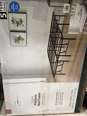 Armação de cama dobrável Mainstays MS2601008904 14 polegadas - Preto - Imagem 1 de 2