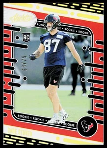 Absolute Cade Stover Rookies RC 2024 Orange Spectrum/75 Texans - Imagen 1 de 2