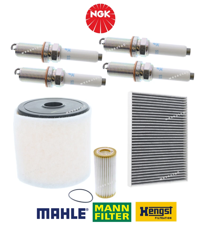 Свеча зажигания воздушный масляный салонный фильтр настраиваемый комплект 7 шт от оригинального производителя для Audi A6 Quattro 2,0 л - Изображение 1 из 1
