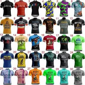Radtrikot Lustige Herren Kurzarm Radsport Trikot Fahrradtrikot Cycling Jersey - Bild 1 von 36