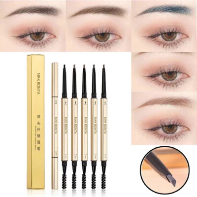 Long Lasting Waterproof Makeup Eyebrow Pen Double Heads Eyebrow Pencil . - Image 1 of 4