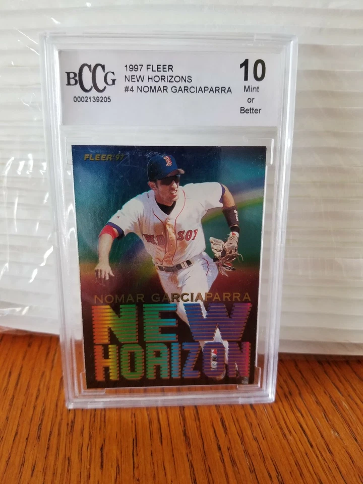 1997 FLEER NOMAR GARCIAPARRA NEW HORIZON BCCG 10 Dodgers Athletics RED SOx - Image 1 of 2