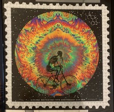 EMEK Bicycle Day 2018 Foil Poster Full Size - Signed and Numbered