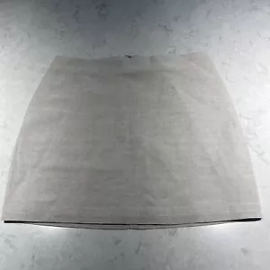H&M Minirock Leinenmischung Größe 2 gefüttert Neu mit Etikett - Bild 1 von 10