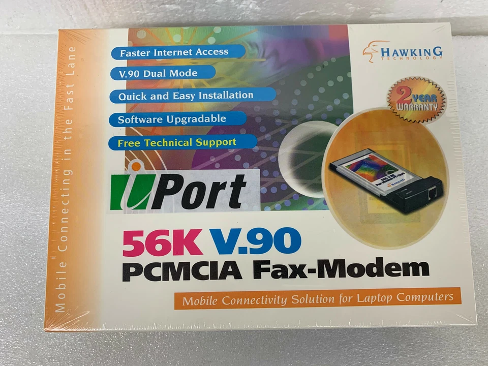 HAWKING 56k PCMCIA Fax Modem Card  BRAND NEW - Image 1 of 4
