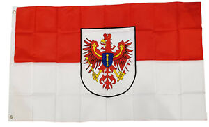 Fahne Flagge Brandenburg alt mit Wappen Flagge  90x150 cm  Hissflagge NEU