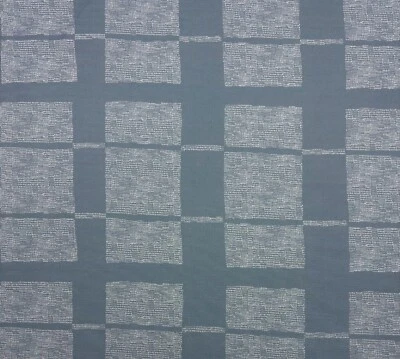 LEE JOFA CAROLINE CECIL GEO CLOUD BLUE EXCLUSIVE LINEN FABRIC BY YARD 54"W - Image 1 of 4