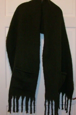 Steve Madden шарф карман шаль надежном бахрома оливковый новый с Ярлыками - Изображение 1 из 4