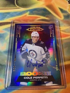 2021-22 stature Cole Perfetti Rookie Winnipeg Jets 2/3 - Picture 1 of 2