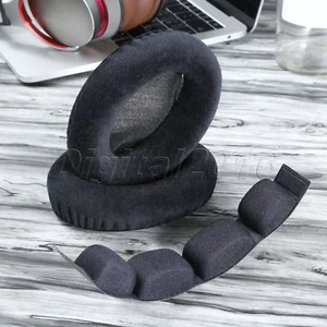HD600 HD650 Headphone Replacement Ear Foam Headband Velour Memory Foam Band Cord - Picture 1 of 10