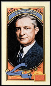 2014 Panini Golden Age Mini Mono Brand Green Back #17 Willis Carrier 