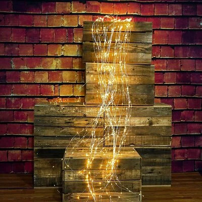 Светильники на солнечных батареях Twinkle Fairy гирлянды провод лоза солнечное освещение сад - Изображение 1 из 4