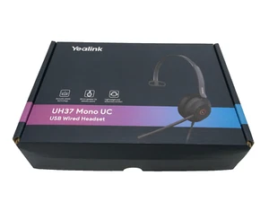 NEUF casque filaire USB Yealink UH37-MONO-UC Yealink numéro de pièce 1308108 - Photo 1/4