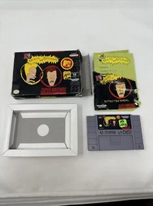 Super Nintendo SNES Beavis e Butthead gioco scatola e manuale ottime condizioni - Foto 1 di 17