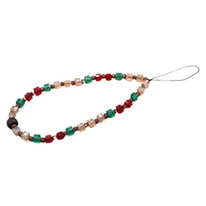 Crystal Beaded Mobile Phone Rope Wrist Strap Cell Charms Lanyard - Zdjęcie 1 z 12