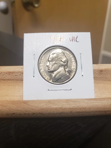 1961-P Jefferson Nickel Gem BU Pulled from Uncirculated Mint Set Cover