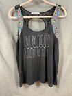 Maurices Shirt Women 1 Black Live By The Sun Love By The Moon Tank Top Ladies.