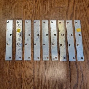 Menge (9) Stanley 8" Ausbesserungsplatten, verzinkt, 1 1/4" Breite - Bild 1 von 3