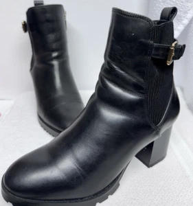 Blondo Tobi Fashion Stiefel wasserdicht schwarz Leder Gr. 8 M top/gebraucht - Bild 1 von 18