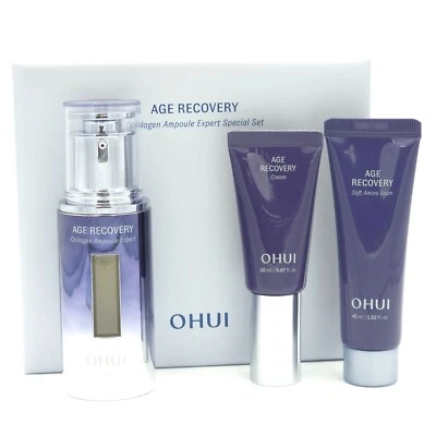 O HUI Age Recovery Collagen Ampoule Expert Special Set 3 Items OHUI K-Beauty - Image 1 of 4