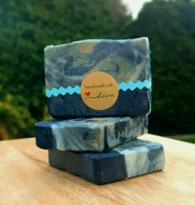 All Over Wash Activated Charcoal Turmeric Body Face Beard Hair Shampoo Bar-75g - Picture 1 of 12