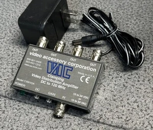 VAC CVB-VDA Distribution Amplifier, 1x4, Composite Video, Clamping 120MHZ - Picture 1 of 3