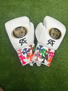 No Boxing No Life Lace-Up Boxing Gloves, Customized Boxing Gloves, Custom Gloves - Picture 1 of 4