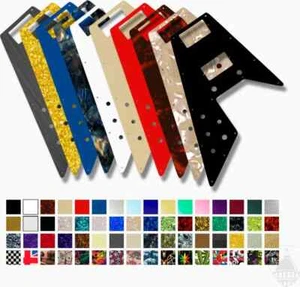 WD Custom Pickguard For Left Hand Gibson 1966-1970 And 1975-1982 Flying V Mah... - Picture 1 of 88