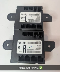 2014 Jeep Cherokee Front Door Modules OEM P68155770AE P68155771AE Tested - Picture 1 of 4
