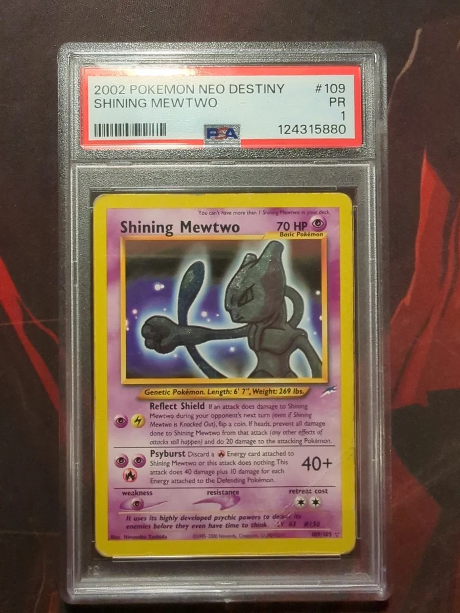Mewtwo Pokémon TCG Professional Sports Authenticator (PSA) Neo