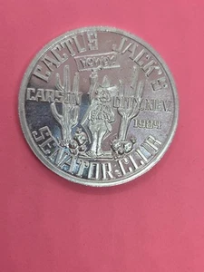 1984 1 Oz Cactus Jack's Carson City Nevada Senator Club Silver - Picture 1 of 3