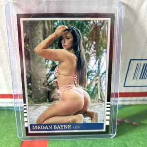 Megan Bayne Sexy Custom Trading Card AEW - Bild 1 von 2
