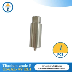 1 pcs pre-milled blank fit to Zimmer ARUM platform 3.1 4.5 Hex - Imagen 1 de 10