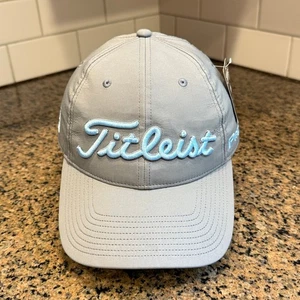 Titleist Pro V1 Golf Hat Gray Adjustable Performance Fabric Lightweight Cap - Picture 1 of 10