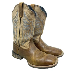 Stivali da cowboy ARIAT EVERLITE SPORT in pelle marrone punta quadrata da uomo 8D #10042436 - Foto 1 di 13