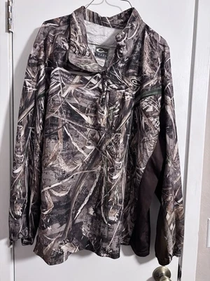 Drake Waterfowl Systems Quarter zip Camo XL. Stretch. Magnetic Pocket - Image 1 of 4