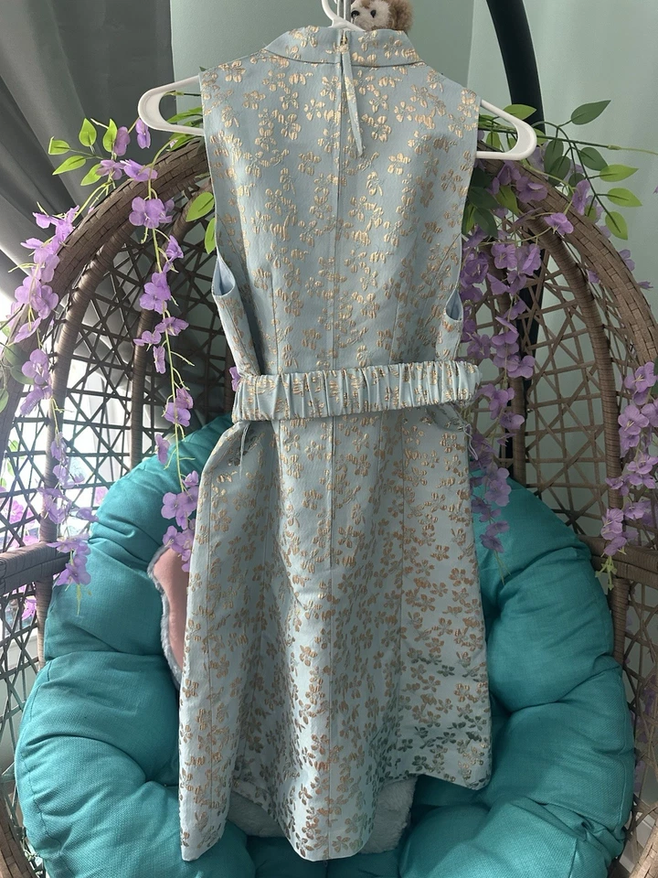 Vestido de cóctel Lilly Pulitzer hilo aguamarina e dorado talla 6 - Nuevo con etiquetas Foto 1 de 4