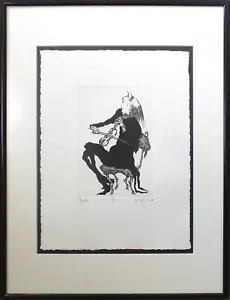 GERTRUDE DEGENHARDT - Rondo 10. Grabado firmado a mano, enmarcado en listón de aluminio. - Imagen 1 de 5