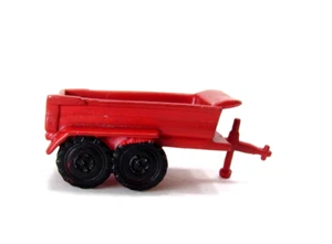 Remolque Safari Ltd vagón rojo ruedas de juguete no se mueven plástico - Imagen 1 de 6